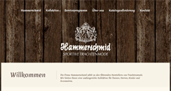 Desktop Screenshot of hammerschmid-gmbh.de