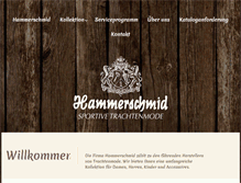 Tablet Screenshot of hammerschmid-gmbh.de